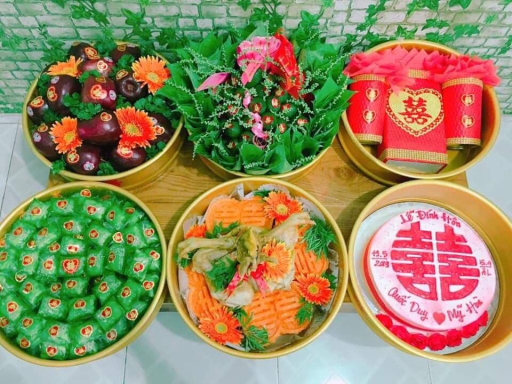 6 mâm quả cưới