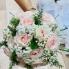 Bó hoa hồng kem dâu cưới cô dâu đẹp V5 - GIá: 500.000 VNĐ