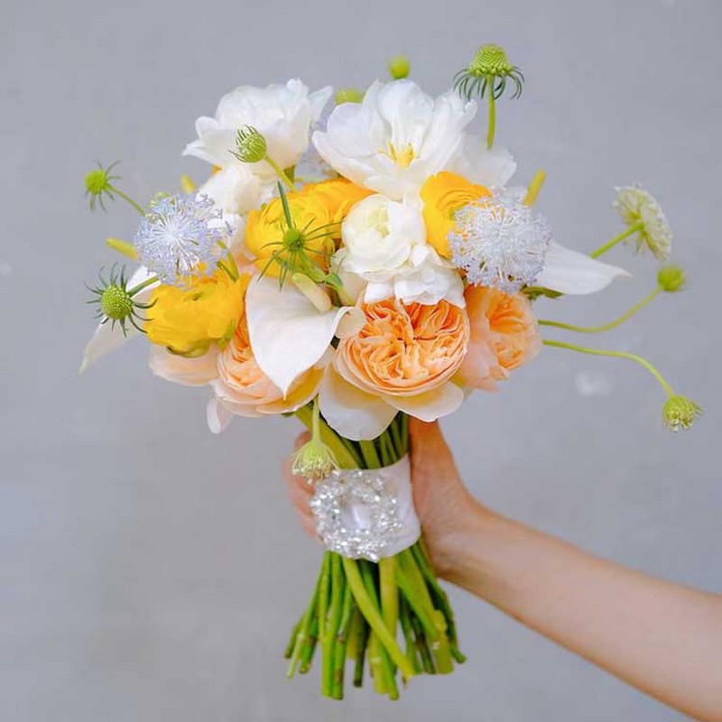 Bó hoa mao lương vàng rực rỡ