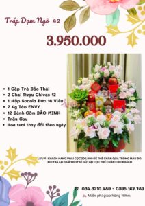 Bảng giá tráp dạm ngõ 3.950.00 vnđ