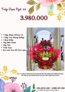 Bảng giá tráp dạm ngõ 3.980.00 vnđ