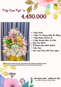 Báo giá tráp dạm ngõ 4.450.000 vnđ