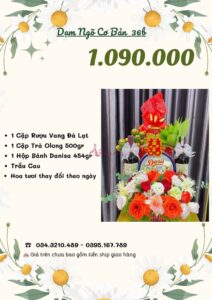 Báo giá tráp dạm ngõ 1.090.000 vnđ