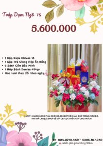 Báo giá tráp dạm ngõ 5.600.000 vnđ