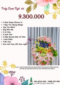 Báo giá tráp dạm ngõ 9.300.000 vnđ