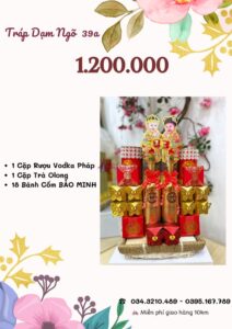 Báo giá tráp dạm ngõ 1.200.000 vnđ
