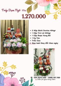 Báo giá tráp dạm ngõ 1.270.000 vnđ