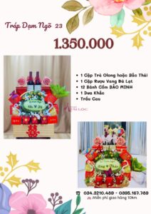 Bảng giá tráp dạm ngõ 1.350.000 vnđ