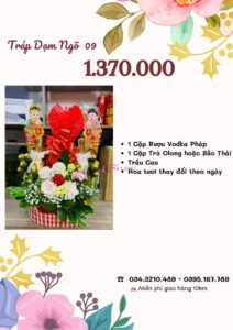 Bảng giá tráp dạm ngõ 1.370.000 vnđ