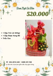 Báo giá tráp dạm ngõ 520 vnđ