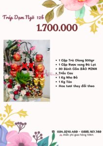 Báo giá tráp dạm ngõ 1.700.000 vnđ