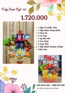 Báo giá tráp dạm ngõ 1.720.000 vnđ