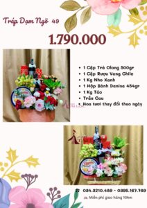 Báo giá tráp dạm ngõ 1.790.000 vnđ