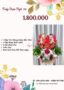 Báo giá tráp dạm ngõ 1.800.000 vnđ
