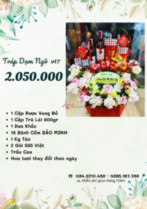 báo giá tráp dạm ngõ 2.050.000 vnđ