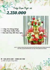 Bảng giá tráp dạm ngõ 2.250.000 vnđ
