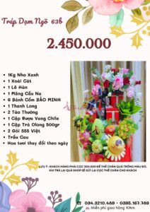 Báo giá tráp dạm ngõ 2.450.000 vnđ