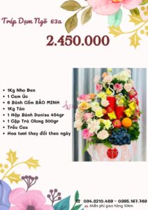 Bảng giá tráp dạm ngõ 2.450.000 vnđ