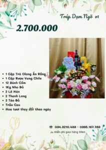 Bảng giá tráp dạm ngõ 2.700.000 vnđ