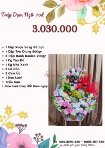 Báo giá tráp dạm ngõ 3.030.00 vnđ