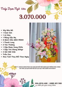 Báo giá tráp dạm ngõ 3.070.00 vnđ