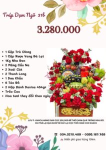 Báo giá tráp dạm ngõ 3.280.00 vnđ