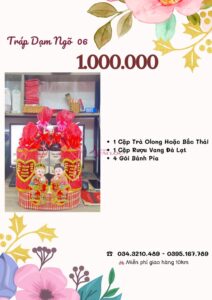 Báo giá tráp dạm ngõ 1.000.000 vnđ