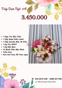 Báo giá tráp dạm ngõ 3.450.00 vnđ