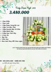 Báo giá tráp dạm ngõ cao cấp 3.480.00 vnđ