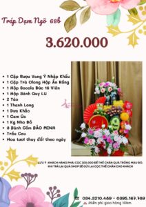 Báo giá tráp dạm ngõ 3.620.00 vnđ