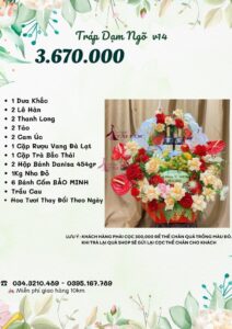 Báo giá tráp dạm ngõ 3.670.00 vnđ