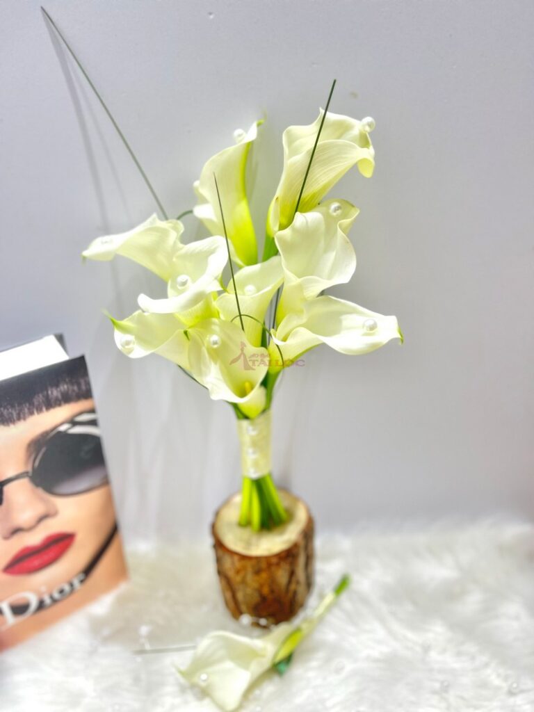 Bó Hoa Rum Trắng (Calla Lily)